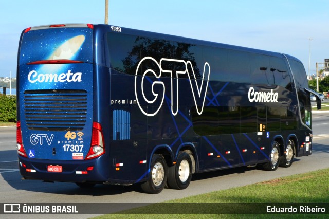Viação Cometa 17307 na cidade de Florianópolis, Santa Catarina, Brasil, por Eduardo Ribeiro. Número da foto: #9872854.