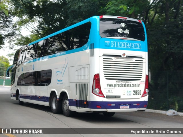 Viação Piracicabana 2650 na cidade de São Paulo, São Paulo, Brasil, por Espedito de Brito Gomes. Número da foto: #9872032.