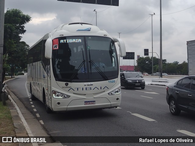 Viação Atibaia São Paulo 1520 na cidade de São Paulo, São Paulo, Brasil, por Rafael Lopes de Oliveira. Número da foto: #9872161.