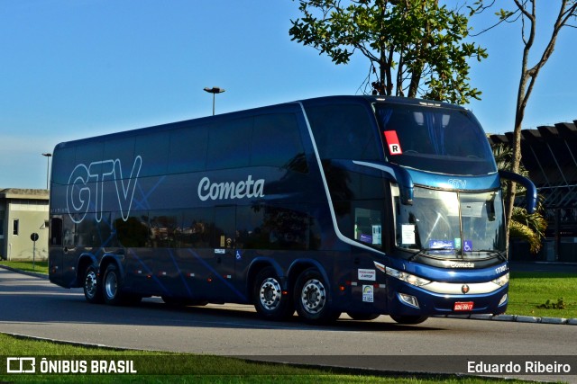 Viação Cometa 17307 na cidade de Florianópolis, Santa Catarina, Brasil, por Eduardo Ribeiro. Número da foto: #9872841.