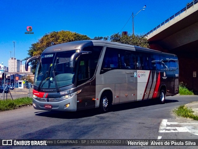 Transportes Capellini 15011 na cidade de Campinas, São Paulo, Brasil, por Henrique Alves de Paula Silva. ID da foto: 9876452.