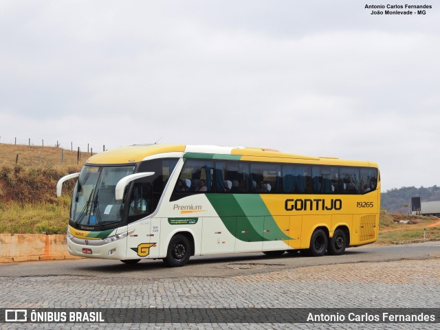 Empresa Gontijo de Transportes 19265 na cidade de João Monlevade, Minas Gerais, Brasil, por Antonio Carlos Fernandes. Número da foto: #9874667.