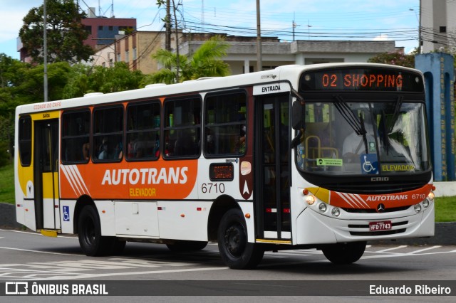 Autotrans > Turilessa 6710 na cidade de Varginha, Minas Gerais, Brasil, por Eduardo Ribeiro. Número da foto: #9876258.