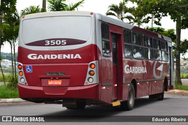 Expresso Gardenia 3505 na cidade de Varginha, Minas Gerais, Brasil, por Eduardo Ribeiro. Número da foto: #9876236.
