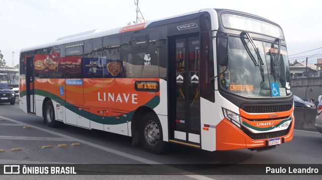 Linave Transportes RJ 146.054 na cidade de Nova Iguaçu, Rio de Janeiro, Brasil, por Paulo Leandro. Número da foto: #9874525.