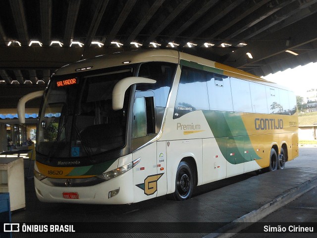 Empresa Gontijo de Transportes 18620 na cidade de Natal, Rio Grande do Norte, Brasil, por Simão Cirineu. ID da foto: 9876656.