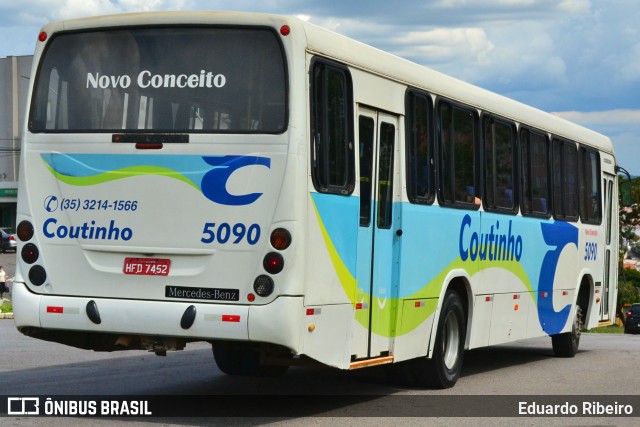 Empresa de Transportes Coutinho 5090 na cidade de Varginha, Minas Gerais, Brasil, por Eduardo Ribeiro. ID da foto: 9876100.