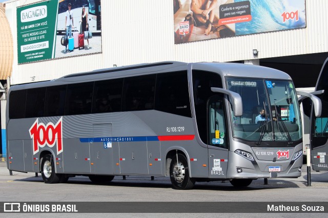 Auto Viação 1001 RJ 108.1219 na cidade de Rio de Janeiro, Rio de Janeiro, Brasil, por Matheus Souza. Número da foto: #9874152.