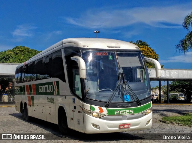 Empresa Gontijo de Transportes 21525 na cidade de Campos dos Goytacazes, Rio de Janeiro, Brasil, por Breno Vieira. ID da foto: 9876260.