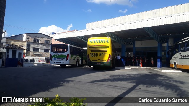 Viação Sandra 1350 na cidade de São João del Rei, Minas Gerais, Brasil, por Carlos Eduardo Santos. Número da foto: #9875352.