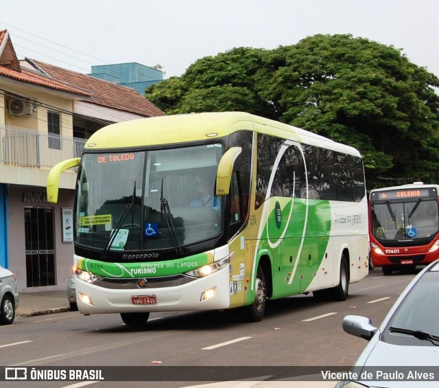 Expresso Princesa dos Campos 6354 na cidade de Toledo, Paraná, Brasil, por Vicente de Paulo Alves. Número da foto: #9874563.