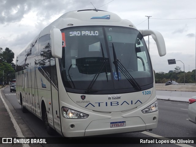 Viação Atibaia São Paulo 1320 na cidade de São Paulo, São Paulo, Brasil, por Rafael Lopes de Oliveira. Número da foto: #9875620.