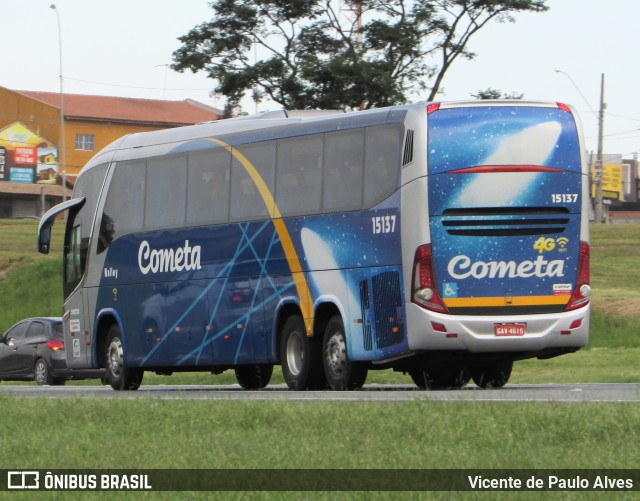 Viação Cometa 15137 na cidade de Mairinque, São Paulo, Brasil, por Vicente de Paulo Alves. ID da foto: 9874802.