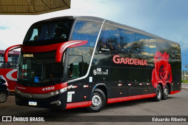 Expresso Gardenia 4100 na cidade de Varginha, Minas Gerais, Brasil, por Eduardo Ribeiro. Número da foto: #9876223.
