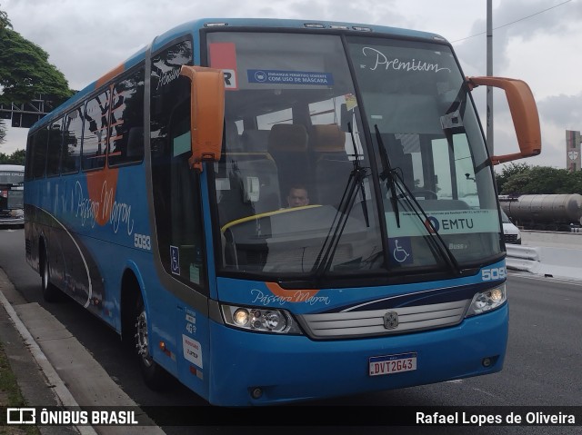 Empresa de Ônibus Pássaro Marron 5093 na cidade de São Paulo, São Paulo, Brasil, por Rafael Lopes de Oliveira. Número da foto: #9875448.