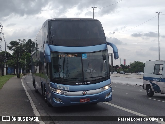 Viação Águia Branca 50140 na cidade de São Paulo, São Paulo, Brasil, por Rafael Lopes de Oliveira. Número da foto: #9875594.