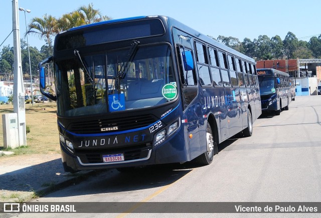 Jundiá Transportadora Turistica 1232 na cidade de Mairinque, São Paulo, Brasil, por Vicente de Paulo Alves. ID da foto: 9874538.