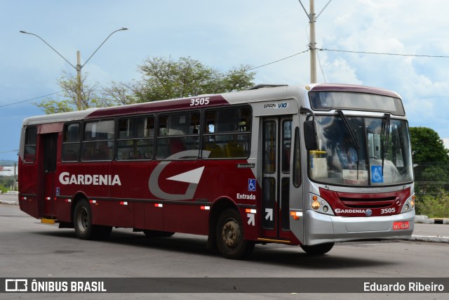 Expresso Gardenia 3505 na cidade de Varginha, Minas Gerais, Brasil, por Eduardo Ribeiro. Número da foto: #9876230.