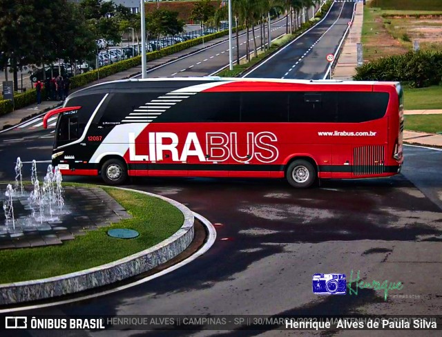 Lirabus 12087 na cidade de Campinas, São Paulo, Brasil, por Henrique Alves de Paula Silva. Número da foto: #9876462.