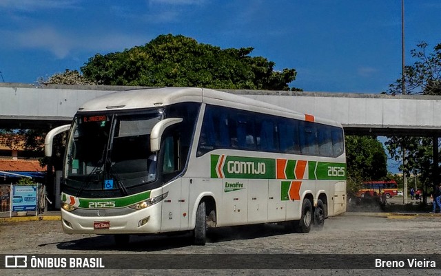 Empresa Gontijo de Transportes 21525 na cidade de Campos dos Goytacazes, Rio de Janeiro, Brasil, por Breno Vieira. ID da foto: 9876284.