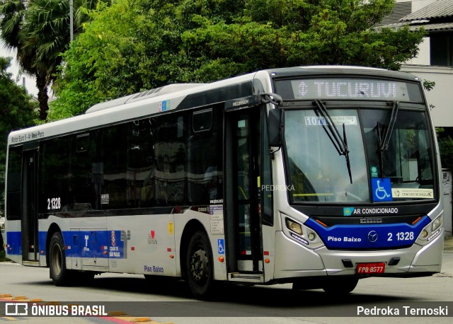 Sambaíba Transportes Urbanos 2 1328 na cidade de São Paulo, São Paulo, Brasil, por Pedroka Ternoski. ID da foto: 9802046.