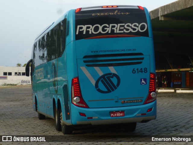 Auto Viação Progresso 6148 na cidade de João Pessoa, Paraíba, Brasil, por Emerson Nobrega. ID da foto: 9801855.