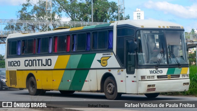 Empresa Gontijo de Transportes 11020 na cidade de Belo Horizonte, Minas Gerais, Brasil, por Rafael Vinícius de Paula Freitas. ID da foto: 9800876.