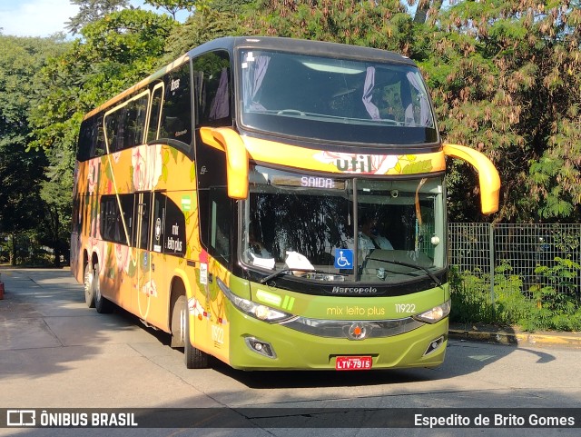 UTIL - União Transporte Interestadual de Luxo 11922 na cidade de São Paulo, São Paulo, Brasil, por Espedito de Brito Gomes. Número da foto: #9802222.