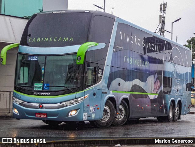 Viação Garcia 8654 na cidade de Rio de Janeiro, Rio de Janeiro, Brasil, por Marlon Generoso. Número da foto: #9801068.