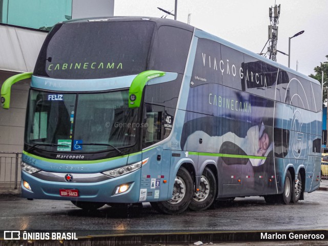 Viação Garcia 8654 na cidade de Rio de Janeiro, Rio de Janeiro, Brasil, por Marlon Generoso. ID da foto: 9801068.