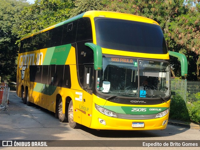 Empresa Gontijo de Transportes 25015 na cidade de São Paulo, São Paulo, Brasil, por Espedito de Brito Gomes. ID da foto: 9800840.