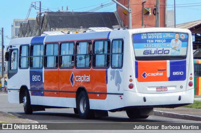 Capital Transportes 8610 na cidade de Aracaju, Sergipe, Brasil, por Julio Cesar  Barbosa Martins. Número da foto: #9799170.