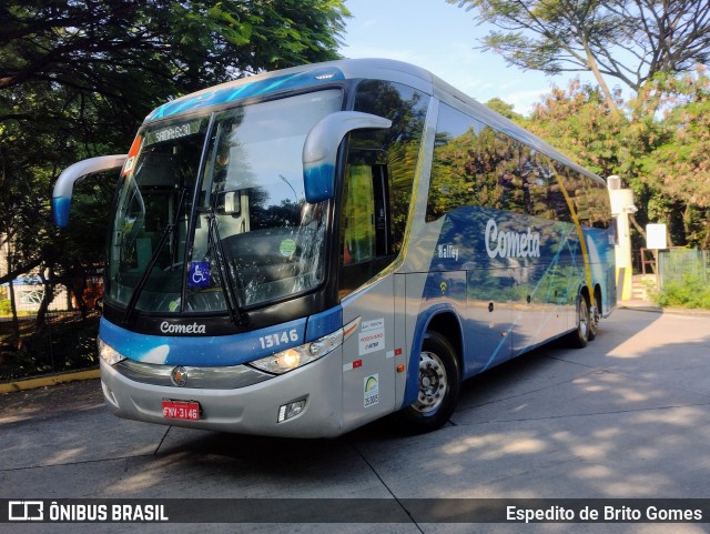 Viação Cometa 13146 na cidade de São Paulo, São Paulo, Brasil, por Espedito de Brito Gomes. ID da foto: 9799566.