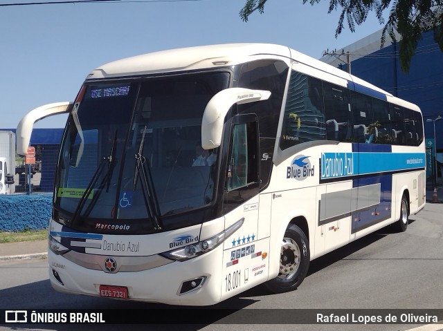 VIDA - Viação Danúbio Azul 18001 na cidade de São Paulo, São Paulo, Brasil, por Rafael Lopes de Oliveira. Número da foto: #9800315.