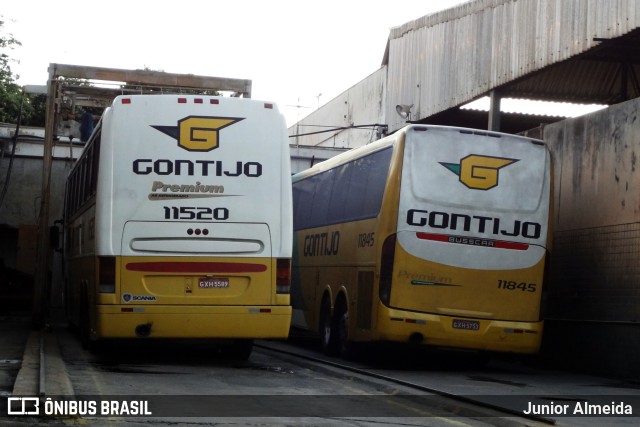 Empresa Gontijo de Transportes 11845 na cidade de Governador Valadares, Minas Gerais, Brasil, por Junior Almeida. ID da foto: 9801545.