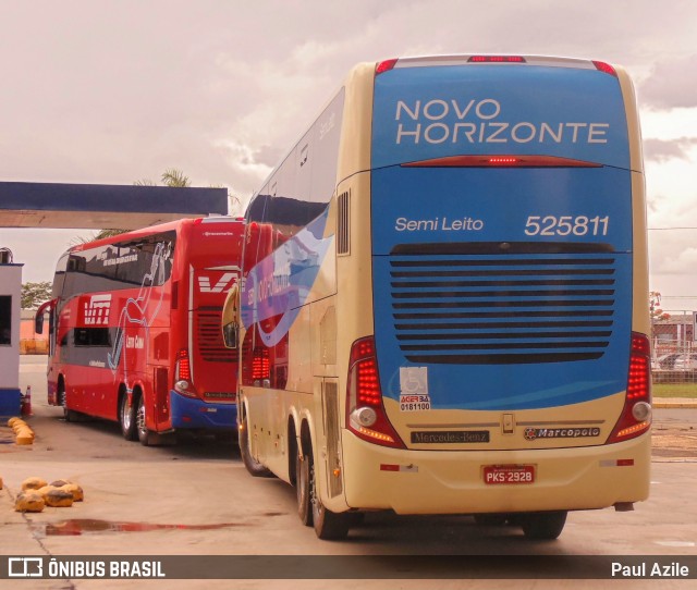 Viação Novo Horizonte 525811 na cidade de Goiânia, Goiás, Brasil, por Paul Azile. Número da foto: #9800862.