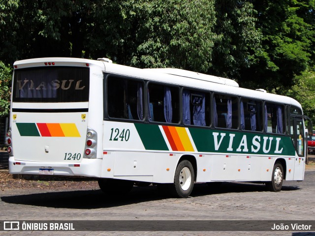 Viasul - Auto Viação Venâncio Aires 1240 na cidade de Lajeado, Rio Grande do Sul, Brasil, por João Victor. ID da foto: 9801499.