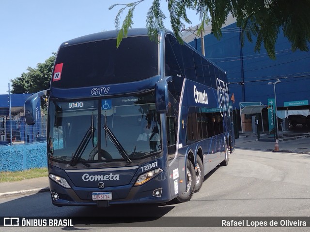 Viação Cometa 721307 na cidade de São Paulo, São Paulo, Brasil, por Rafael Lopes de Oliveira. ID da foto: 9800385.