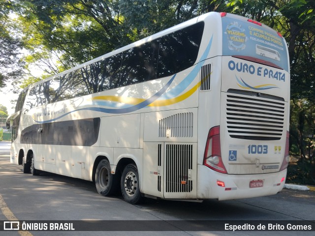 Viação Ouro e Prata 1003 na cidade de São Paulo, São Paulo, Brasil, por Espedito de Brito Gomes. Número da foto: #9799561.