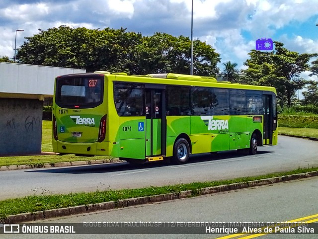 Terra Auto Viação 1071 na cidade de Paulínia, São Paulo, Brasil, por Henrique Alves de Paula Silva. Número da foto: #9799249.