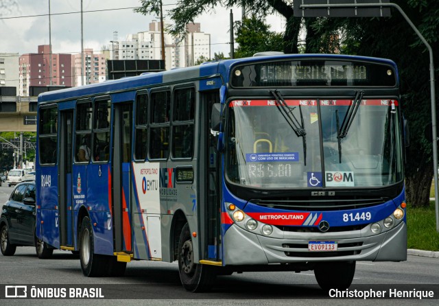 Next Mobilidade - ABC Sistema de Transporte 81.449 na cidade de São Bernardo do Campo, São Paulo, Brasil, por Christopher Henrique. ID da foto: 9800635.