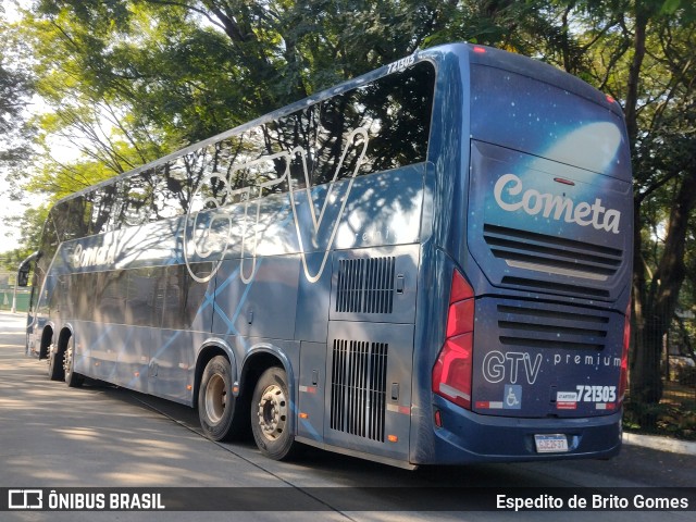 Viação Cometa 721303 na cidade de São Paulo, São Paulo, Brasil, por Espedito de Brito Gomes. Número da foto: #9799543.