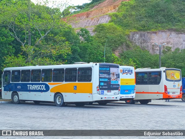 Transcol - Transportes Coletivos Ltda. 473 na cidade de Recife, Pernambuco, Brasil, por Edjunior Sebastião. Número da foto: #9802900.