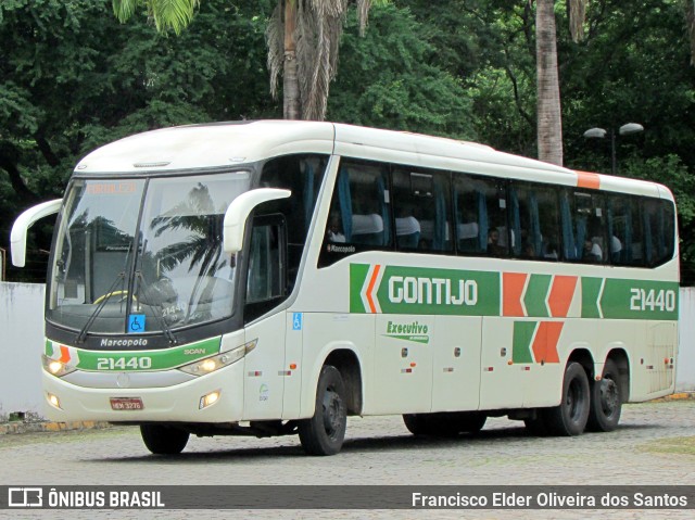 Empresa Gontijo de Transportes 21440 na cidade de Fortaleza, Ceará, Brasil, por Francisco Elder Oliveira dos Santos. ID da foto: 9803405.