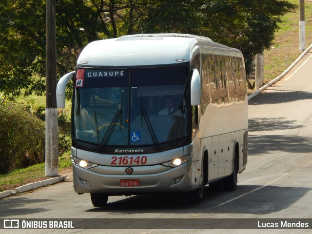 Viação Santa Cruz 216140 na cidade de Guaranésia, Minas Gerais, Brasil, por Lucas Mendes. Número da foto: #9804274.