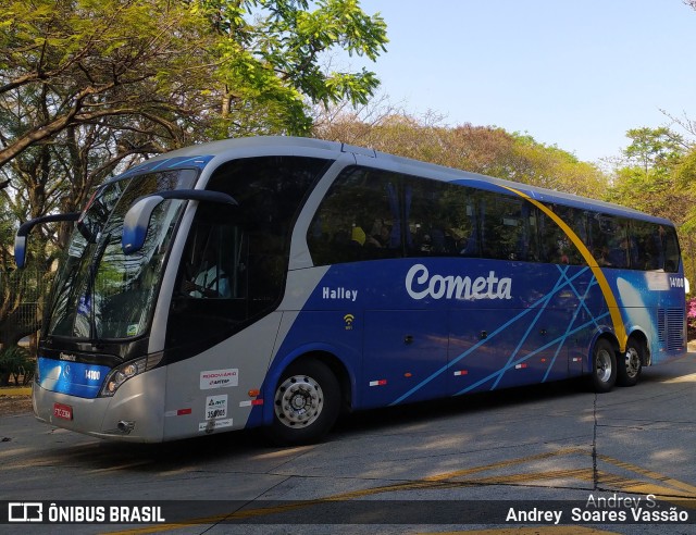 Viação Cometa 14100 na cidade de São Paulo, São Paulo, Brasil, por Andrey  Soares Vassão. ID da foto: 9804958.