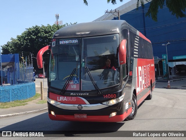 Lirabus 14060 na cidade de São Paulo, São Paulo, Brasil, por Rafael Lopes de Oliveira. Número da foto: #9802472.