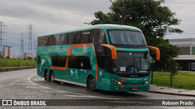 Viação Sampaio 11728 na cidade de São José dos Campos, São Paulo, Brasil, por Robson Prado. ID da foto: 9804705.