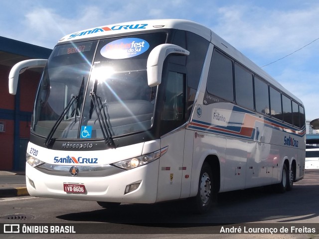 VUSC - Viação União Santa Cruz 2720 na cidade de Porto Alegre, Rio Grande do Sul, Brasil, por André Lourenço de Freitas. ID da foto: 9804088.