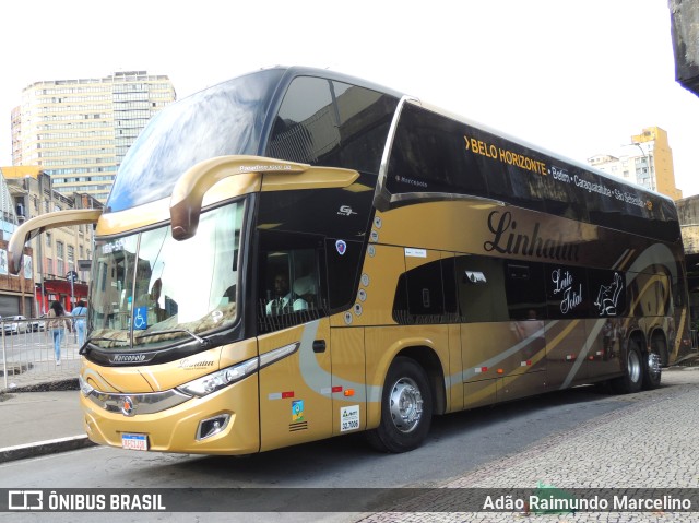 Linhatur Turismo e Fretamento 8020 na cidade de Belo Horizonte, Minas Gerais, Brasil, por Adão Raimundo Marcelino. ID da foto: 9804778.